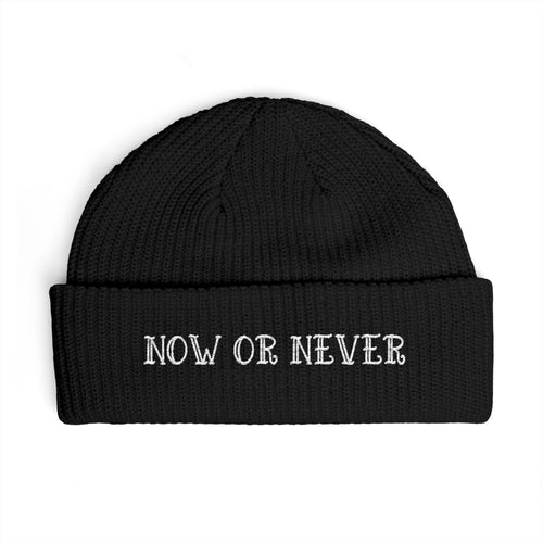 "Now Or Never" Cuff Beanie