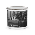 "Now or Never" Enamel Camping Mug