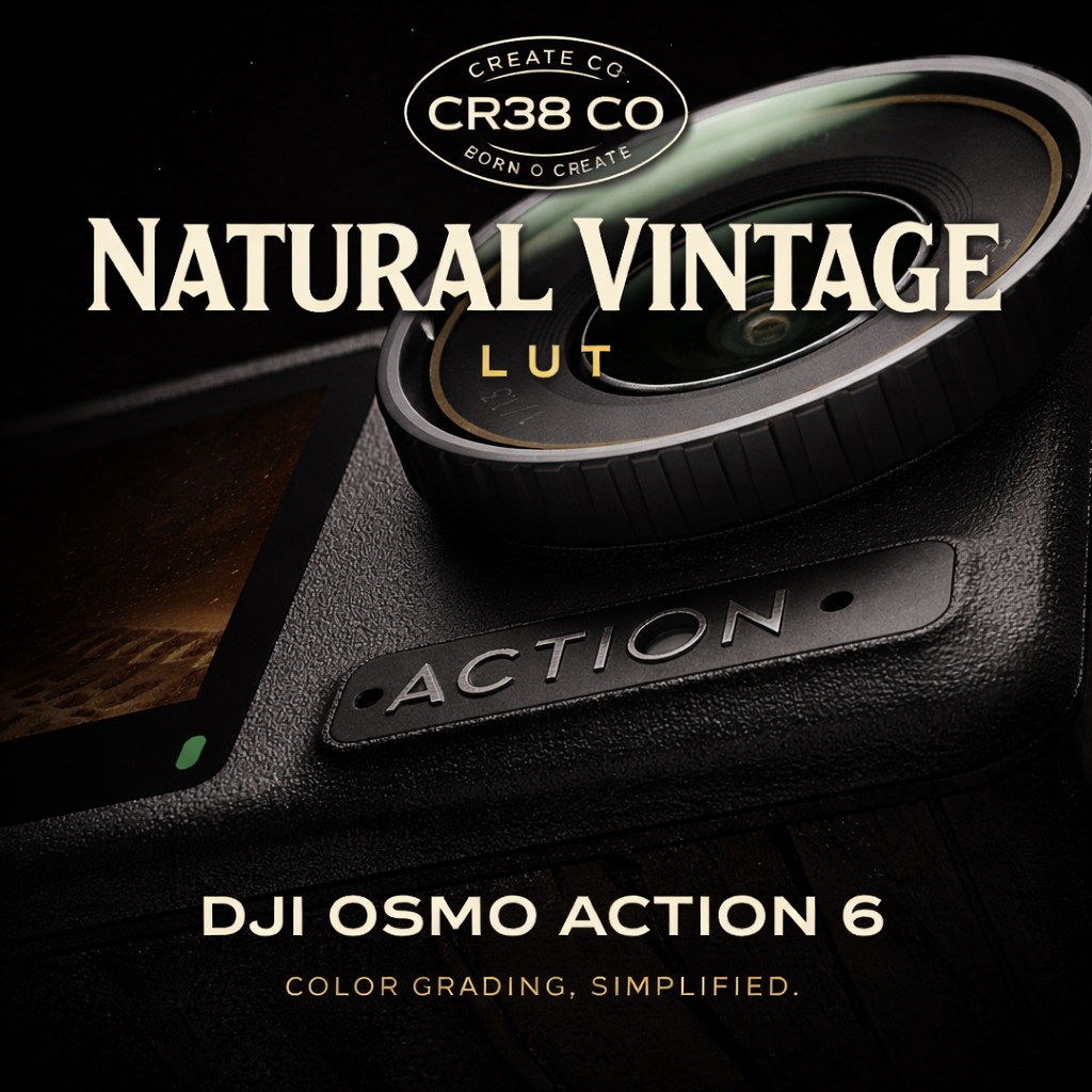 Natural Vintage LUT - DJI Osmo Action 6