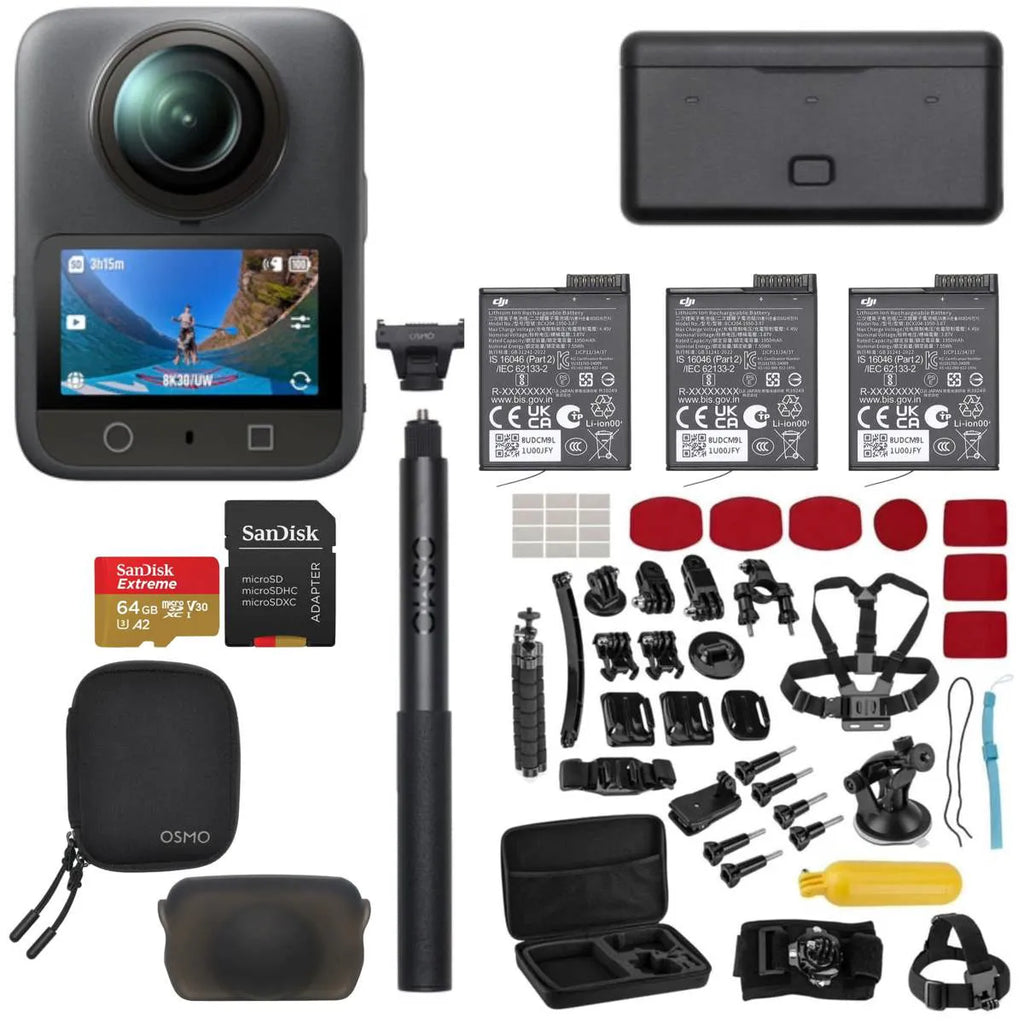 DJI Osmo 360 8K Action Camera Adventure Combo