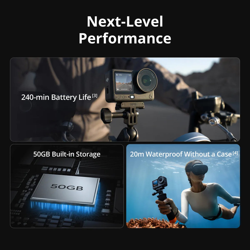 DJI Osmo Action 6 Camera Standard Combo - Back Ordered