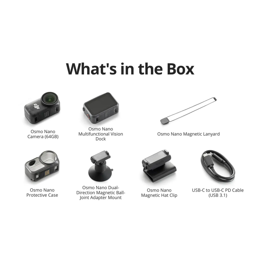 DJI Osmo Nano 64GB Action Camera Standard Combo