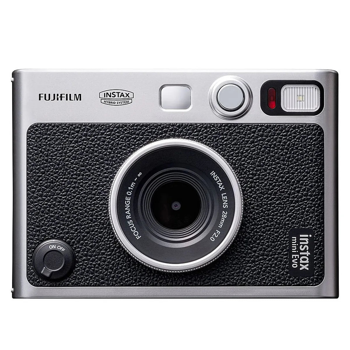 Fujifilm Instax Mini Evo Instant Film Camera, Black + Essentials Kit