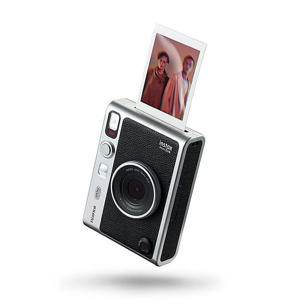 Fujifilm Instax Mini Evo Instant Film Camera, Black + Essentials Kit