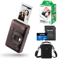 Fujifilm Instax Mini LiPlay Hybrid Instant Camera, Deep Bronze,w/Accessories Kit