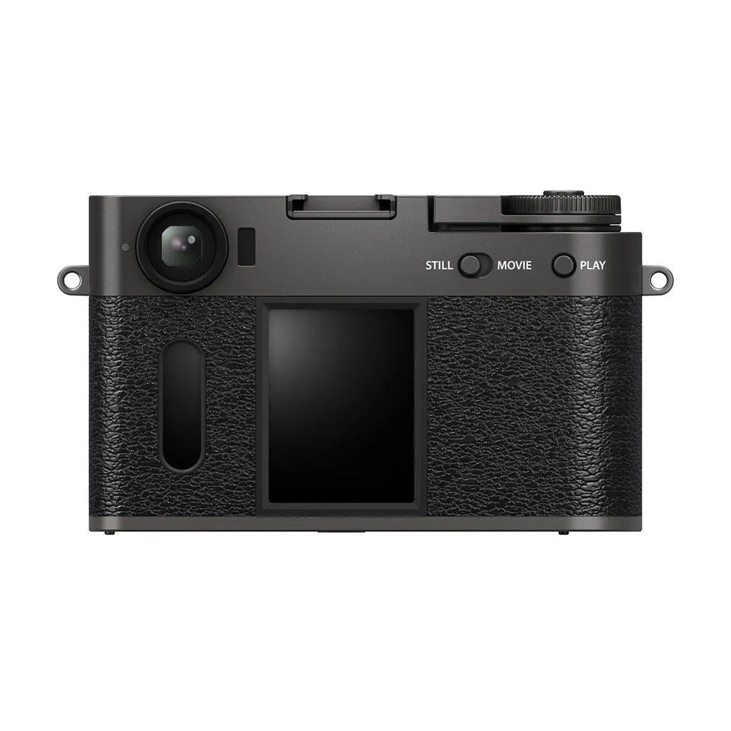 Fujifilm X half Digital Camera, Charcoal Silver, Free Accessories Bundle