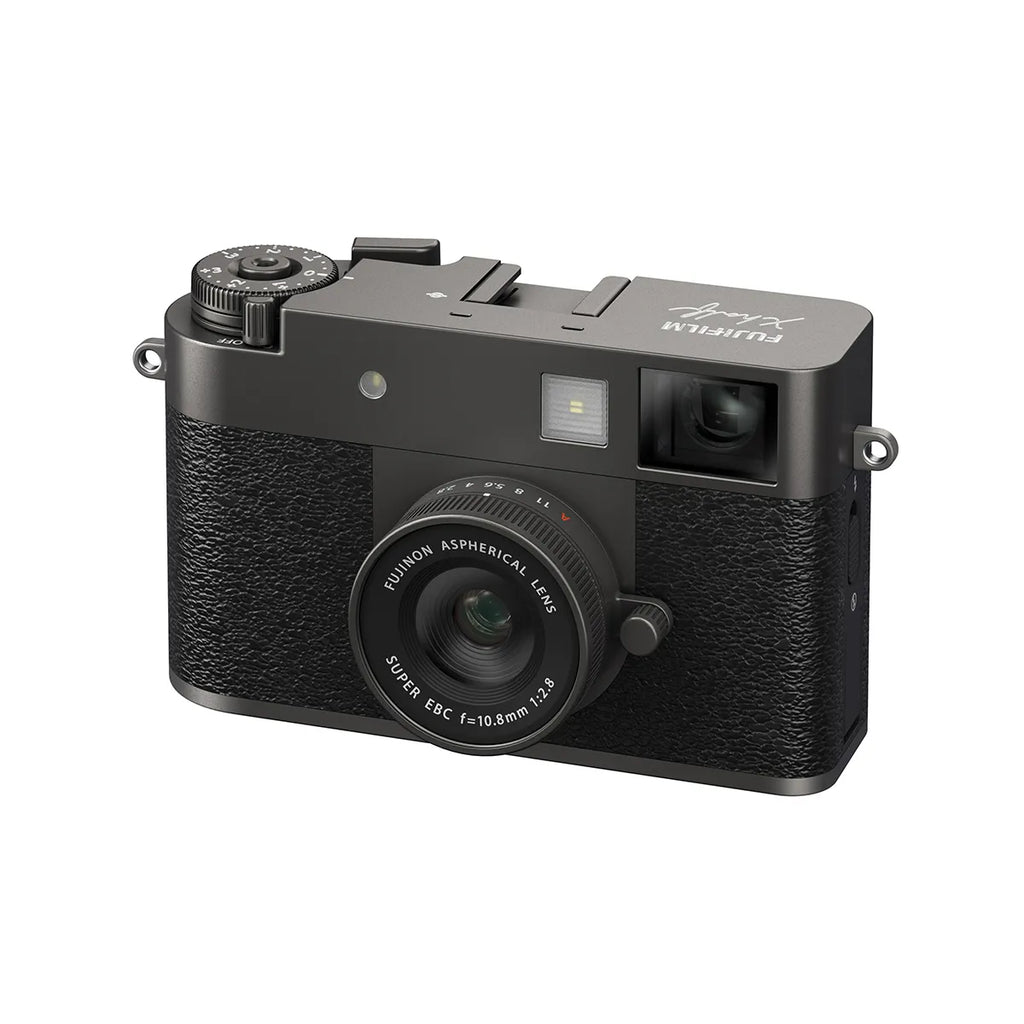 Fujifilm X half Digital Camera, Charcoal Silver, Free Accessories Bundle