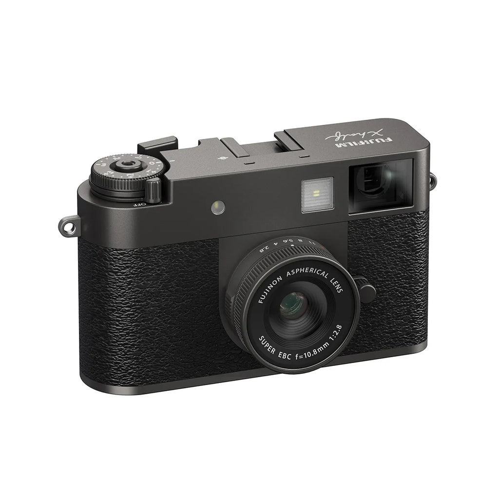 Fujifilm X half Digital Camera, Charcoal Silver, Free Accessories Bundle