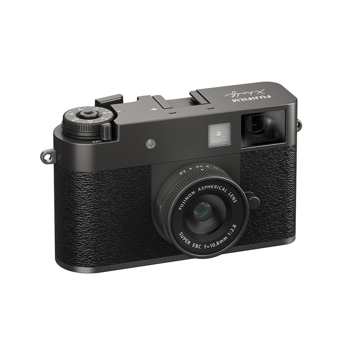 Fujifilm X half Digital Camera, Charcoal Silver, Free Accessories Bundle