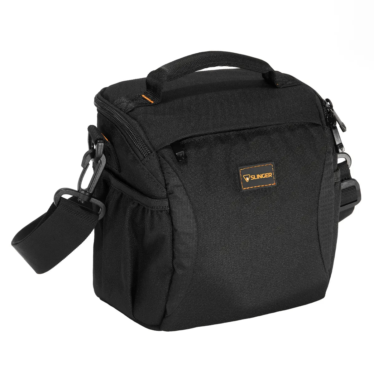 Kodak EKTAR H35 Half Frame Film Camera, Black, Bundle with Kodacolor Gold 200 35mm Color Negative Roll Film, 24 Exposure and Slinger Alpine Shoulder Bag