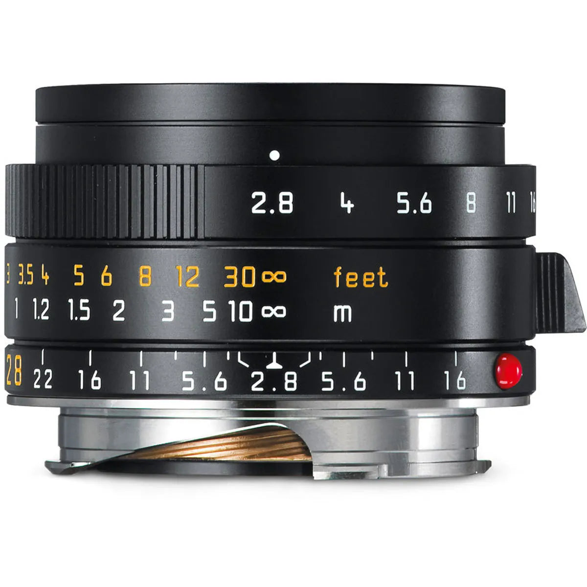 Leica M6 35mm Film Rangefinder Camera, Bundle with 28mm f/2.8 Elmarit-M Aspherical Lens, Black