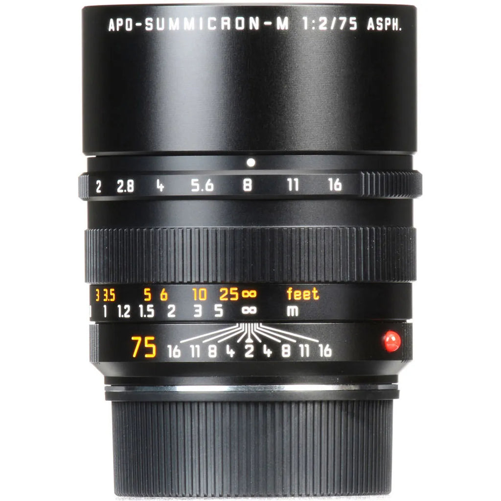 Leica 75mm f/2.0 APO-Summicron-M Aspherical Lens for M System, Black