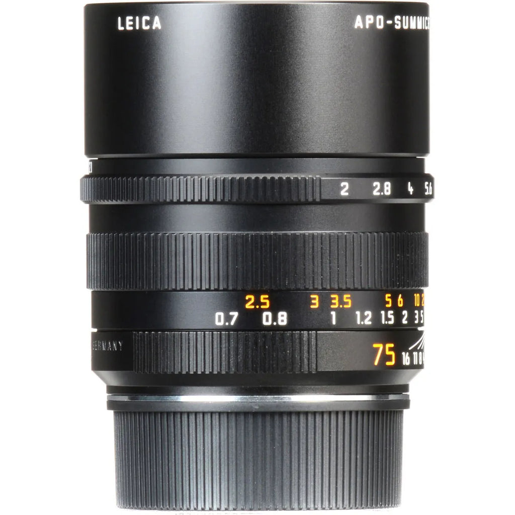Leica 75mm f/2.0 APO-Summicron-M Aspherical Lens for M System, Black