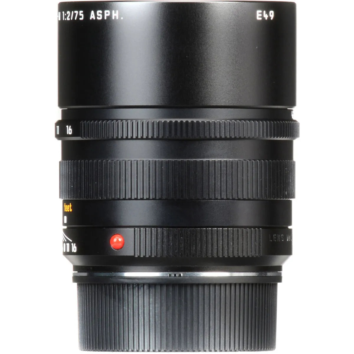 Leica 75mm f/2.0 APO-Summicron-M Aspherical Lens for M System, Black