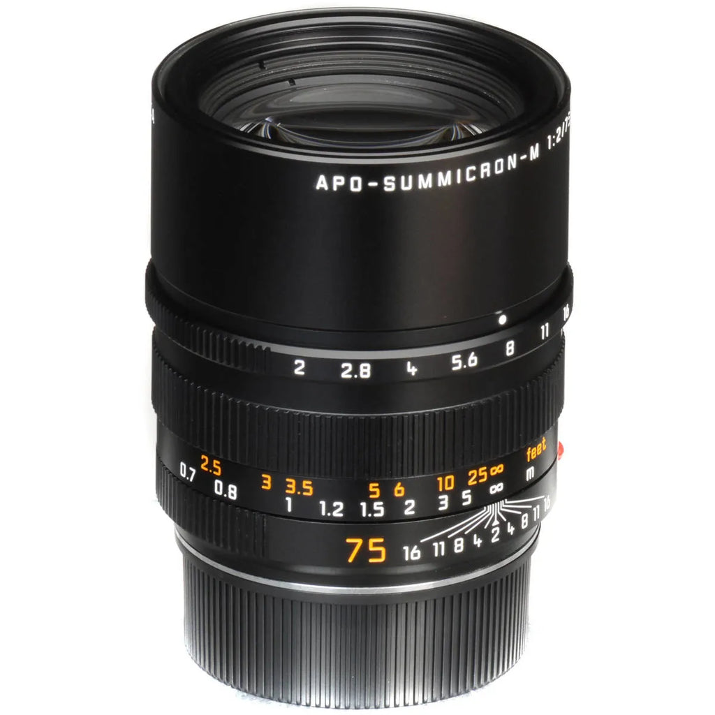 Leica 75mm f/2.0 APO-Summicron-M Aspherical Lens for M System, Black