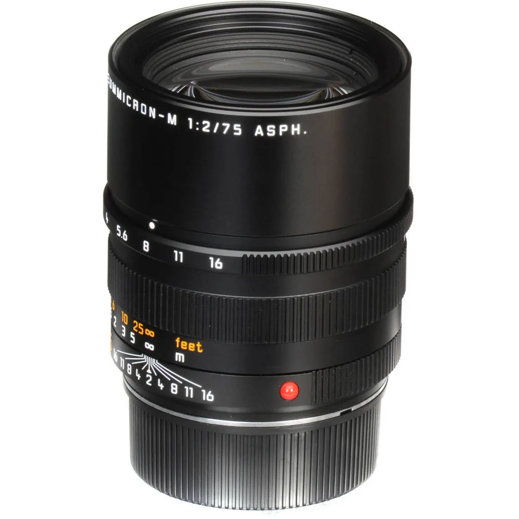 Leica 75mm f/2.0 APO-Summicron-M Aspherical Lens for M System, Black